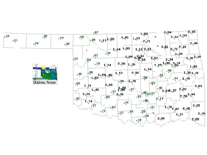 Storm Total Rainfall Graphic from Electric Utilities Webpage. Graphic used with permission of the