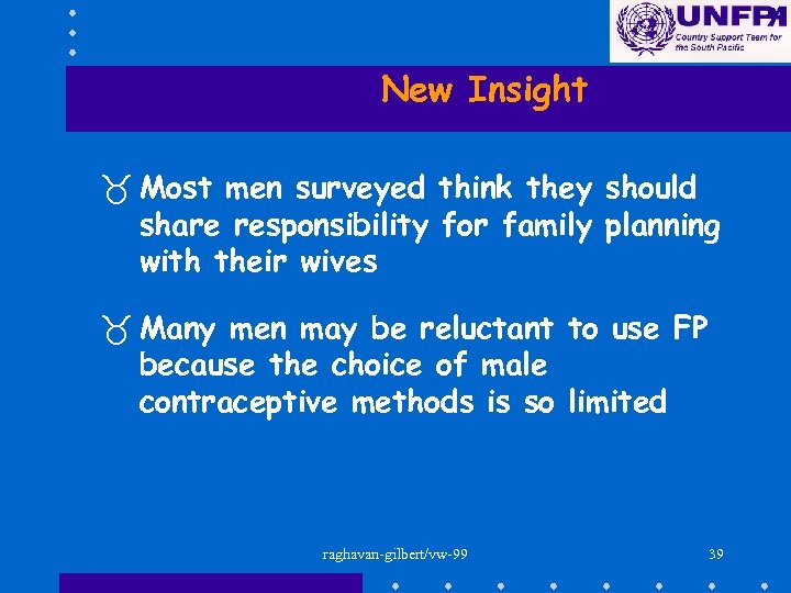 New Insight _ Most men surveyed think they should share responsibility for family planning