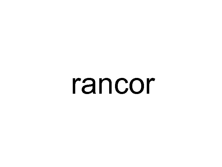 rancor 