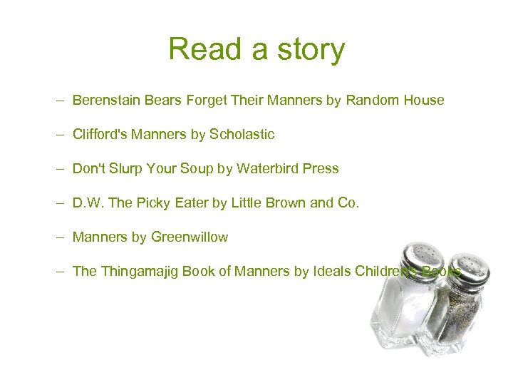 Read a story – Berenstain Bears Forget Their Manners by Random House – Clifford's