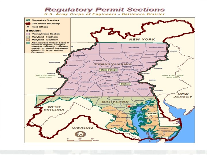 Baltimore District Regulatory Boundaries BUILDING STRONG® 