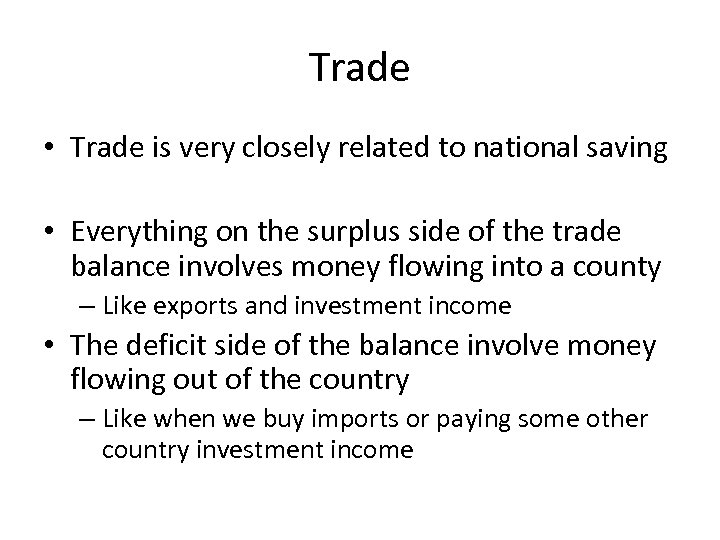 Balance of Trade Merchandise Trade Balance