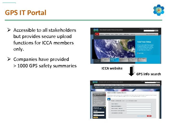 GPS IT Portal Ø Accessible to all stakeholders but provides secure upload functions for