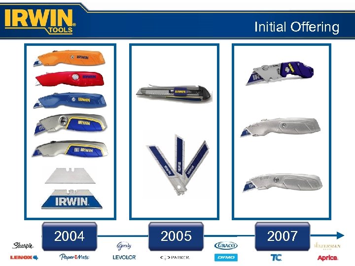 Initial Offering 2004 2005 2007 