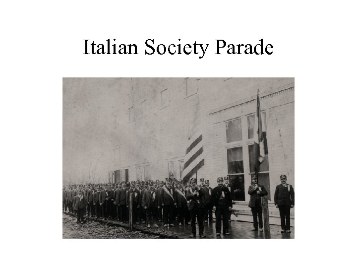 Italian Society Parade 