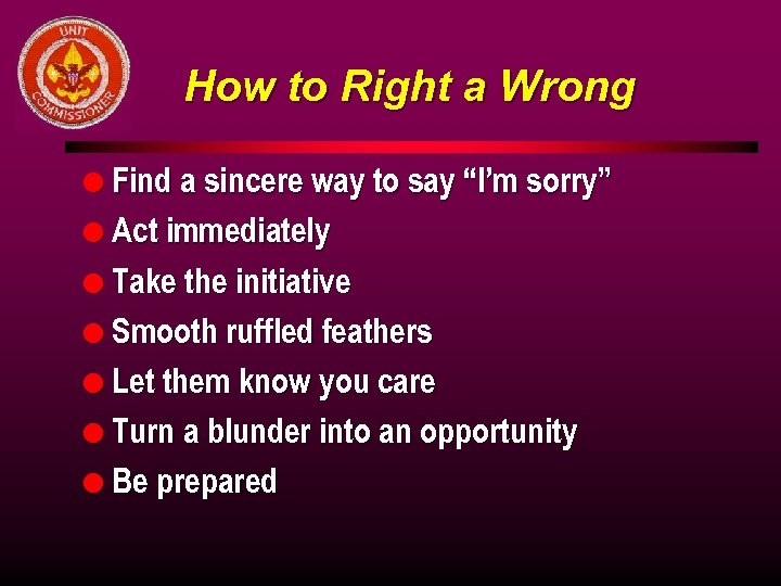 How to Right a Wrong l Find a sincere way to say “I’m sorry”