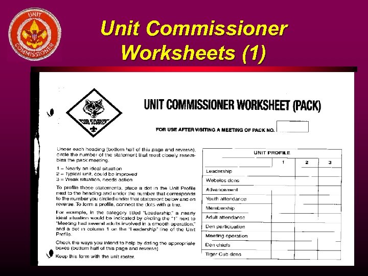 Unit Commissioner Worksheets (1) 