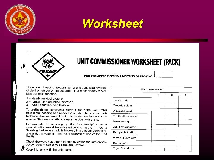 Worksheet 