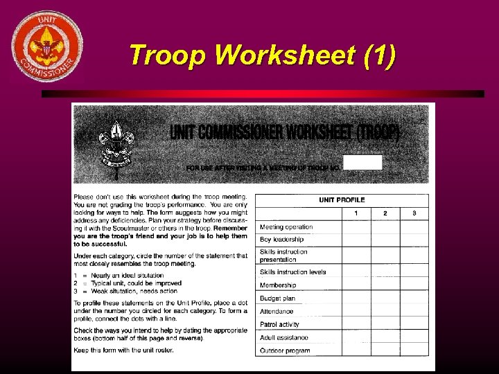 Troop Worksheet (1) 