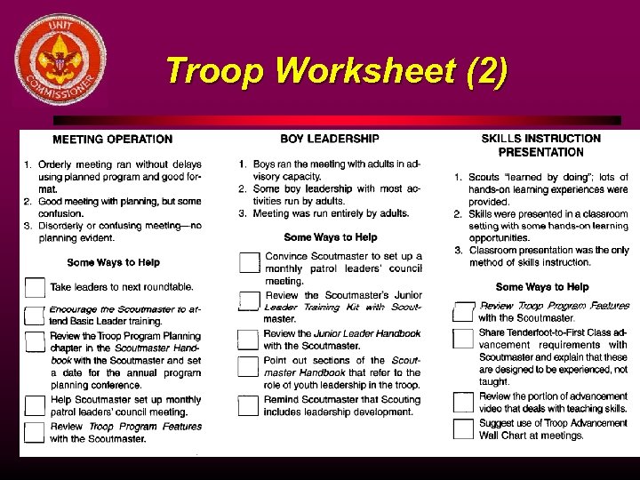 Troop Worksheet (2) 