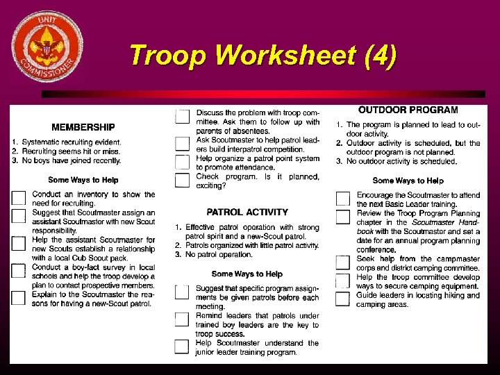 Troop Worksheet (4) 