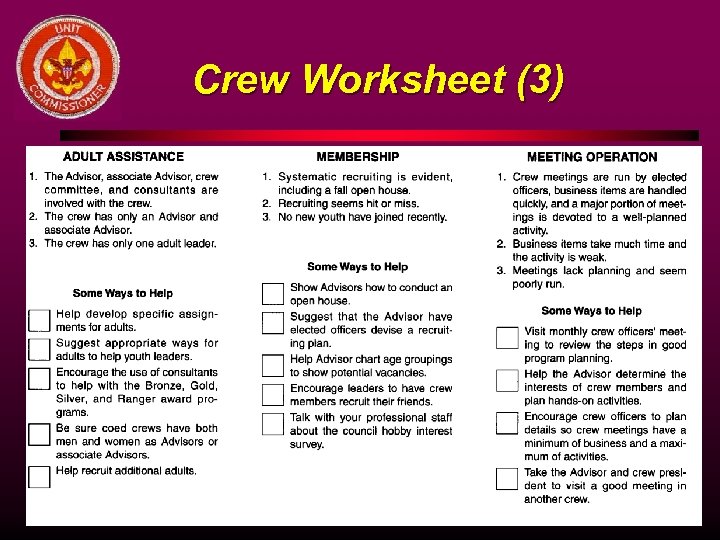 Crew Worksheet (3) 