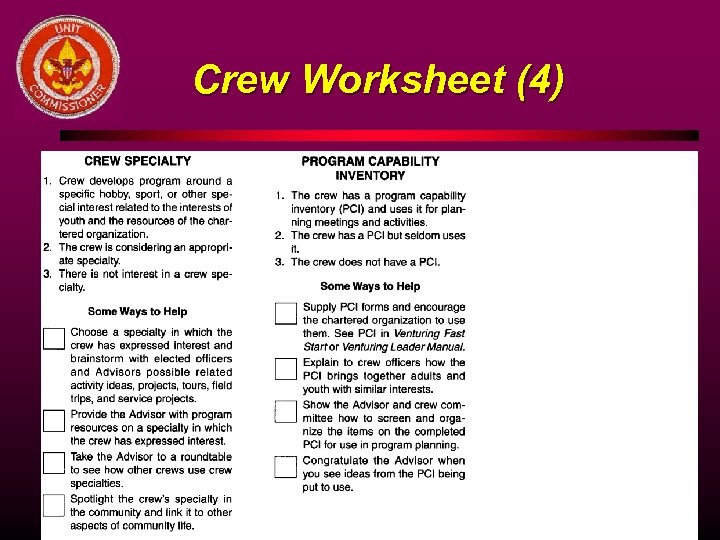 Crew Worksheet (4) 