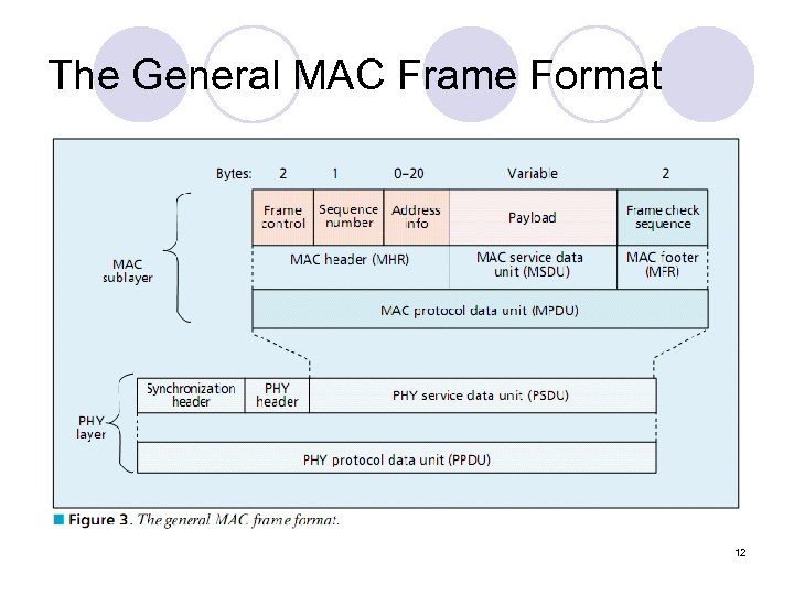 The General MAC Frame Format 12 