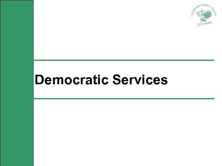 Democratic Services 