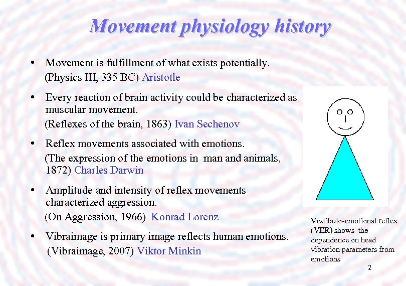 Movement physiology history • Movement is fulfillment of what exists potentially. (Physics III, 335