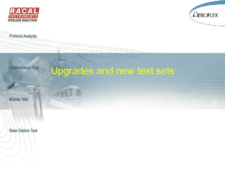 Upgrades and new test sets 