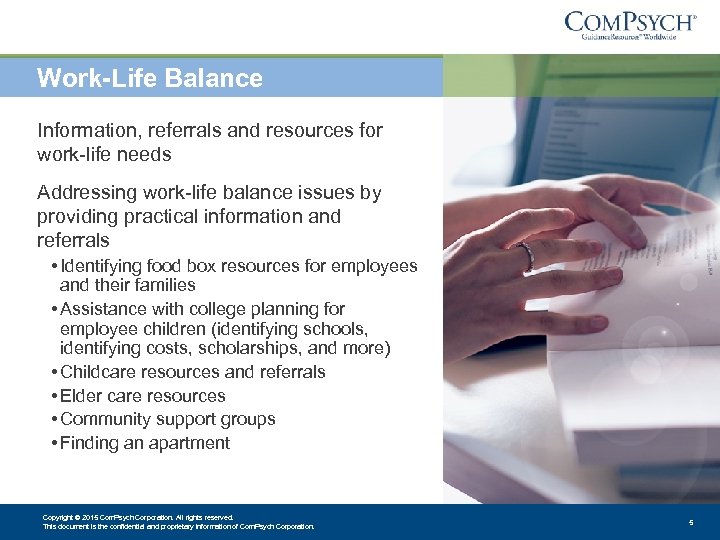 Work-Life Balance Information, referrals and resources for work life needs Addressing work life balance