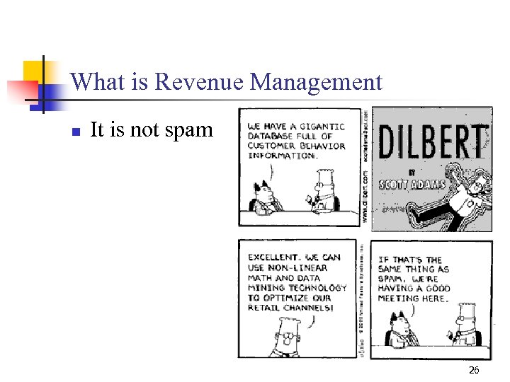 What is Revenue Management n It is not spam 26 