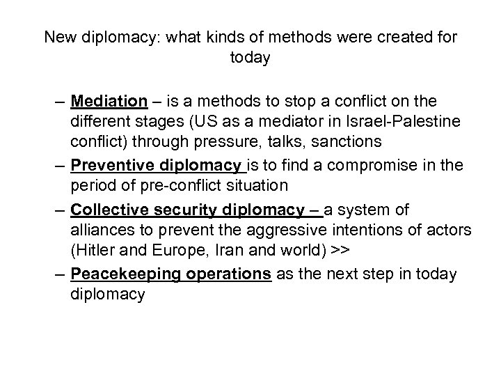 Evolution Of Contemporary Diplomacy A Brief Evolution