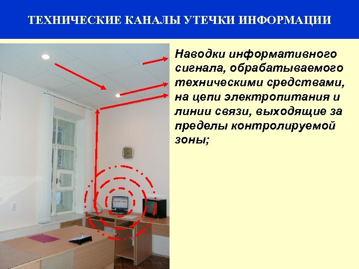 34 ТЕХНИЧЕСКИЕ КАНАЛЫ УТЕЧКИ ИНФОРМАЦИИ Наводки информативного сигнала, обрабатываемого техническими средствами, на цепи электропитания