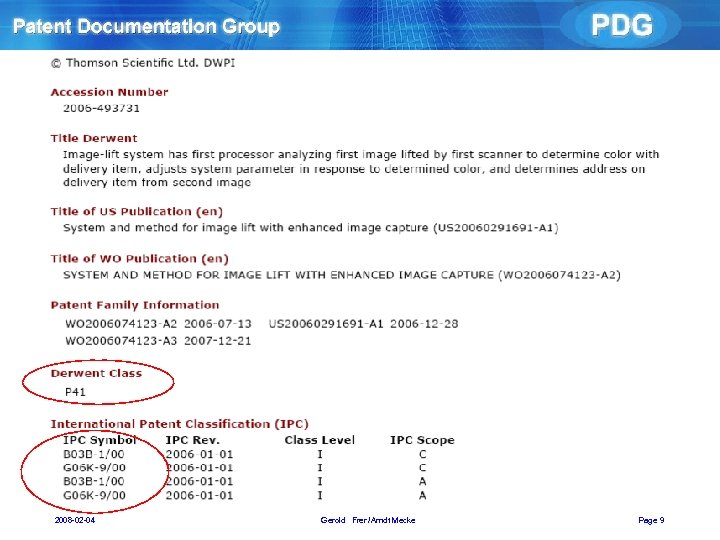 2008 -02 -04 Gerold Frer /Arndt Mecke Page 9 