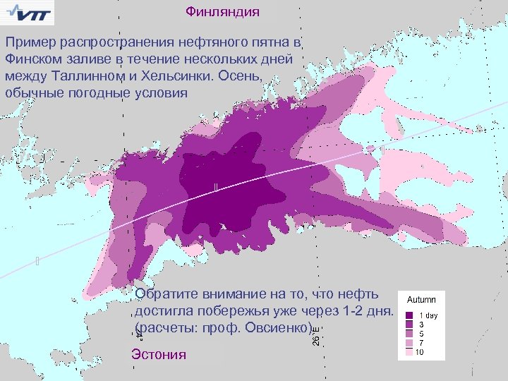 Течения в финском заливе карта