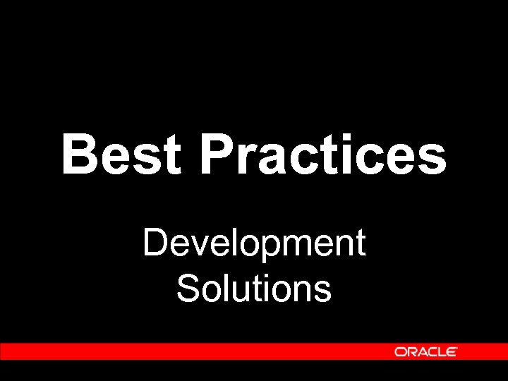 Best Practices Development Solutions 