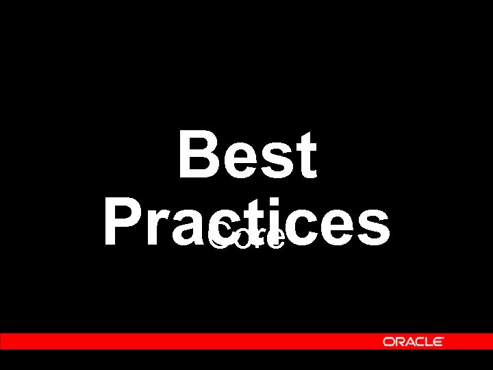 Best Practices Core 