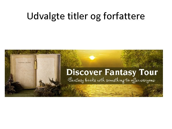 Udvalgte titler og forfattere 