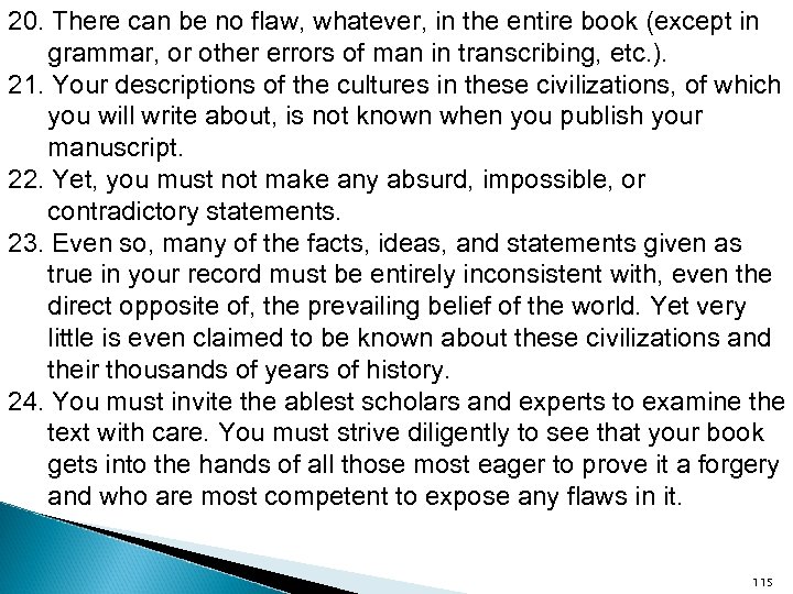 20. There can be no flaw, whatever, in the entire book (except in grammar,
