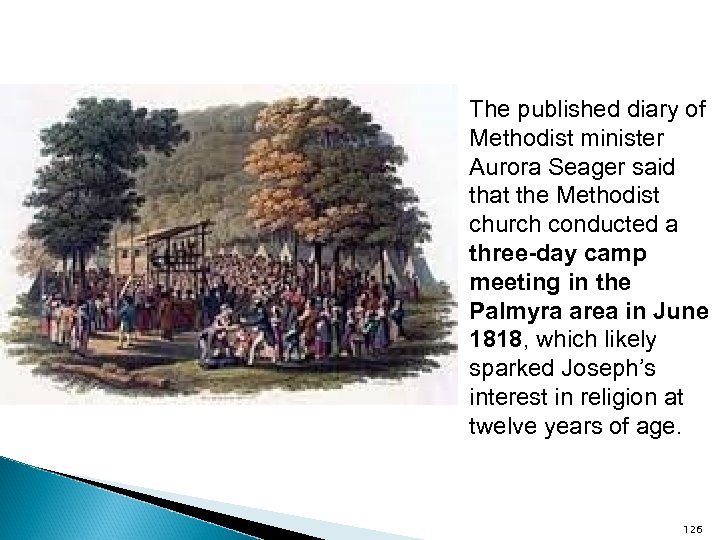 The published diary of Methodist minister Aurora Seager said that the Methodist church conducted