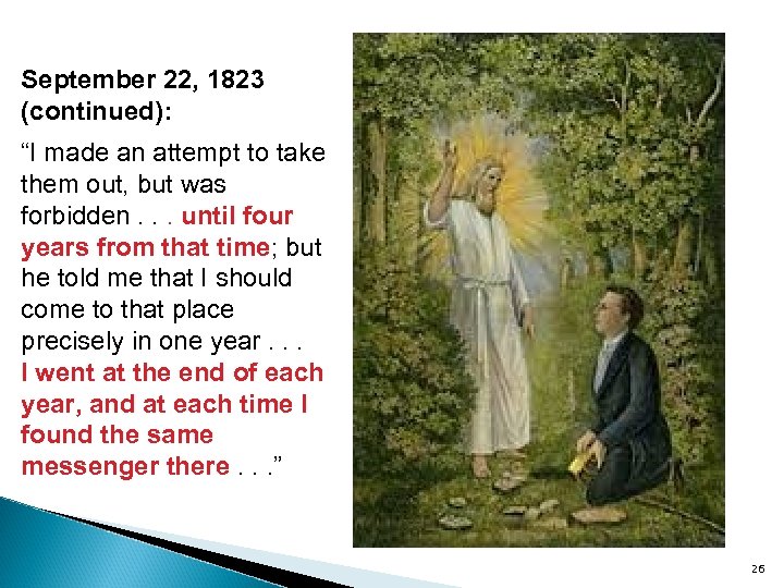 September 22, 1823 (continued): “I made an attempt to take them out, but was