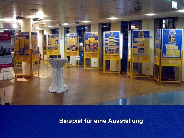 Beispiel für eine Ausstellung 