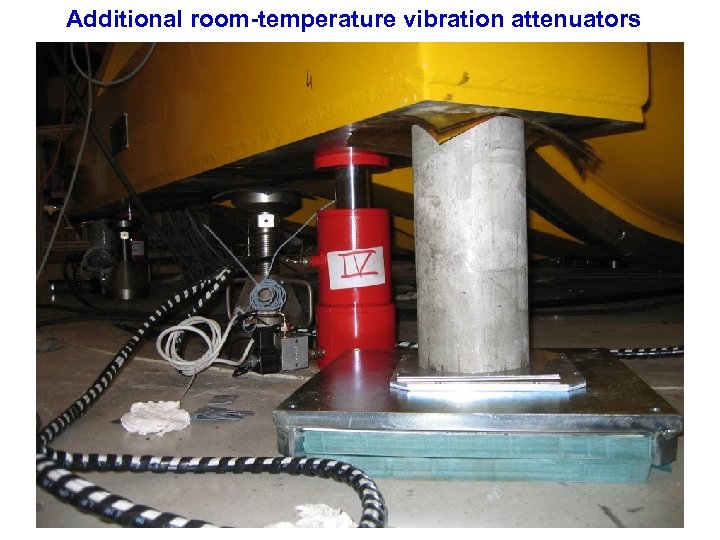 Additional room-temperature vibration attenuators 