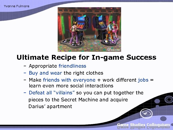 Yvonne Fulmore Ultimate Recipe for In-game Success – Appropriate friendliness – Buy and wear