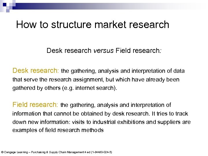 Planning 6 Purchasing Intelligence And Market Research