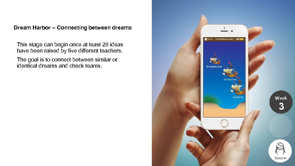 Dream Harbor – Connecting between dreams This stage can begin once at least 20