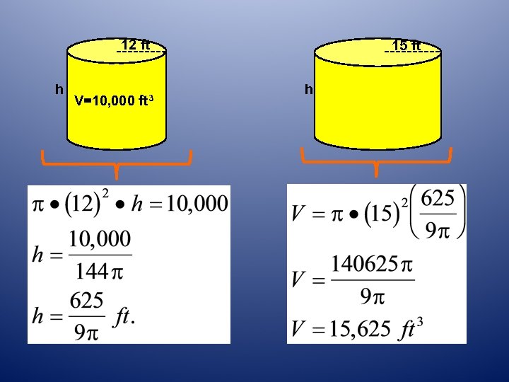 12 ft h V=10, 000 ft 3 15 ft h 