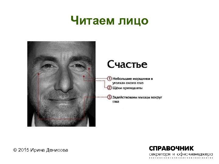 Читаем лицо 2015 Ирина Денисова 