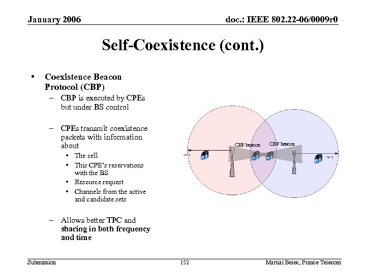 January 2006 doc. : IEEE 802. 22 -06/0009 r 0 Self-Coexistence (cont. ) •