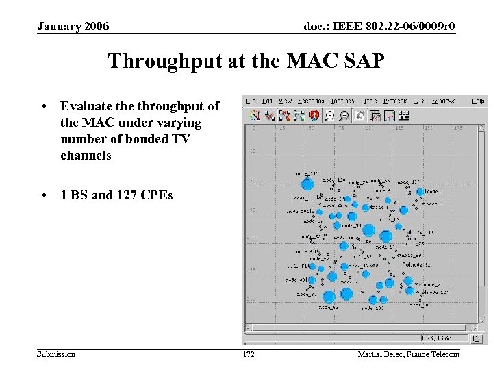 January 2006 doc. : IEEE 802. 22 -06/0009 r 0 Throughput at the MAC