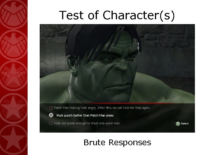 Test of Character(s) Brute Responses 