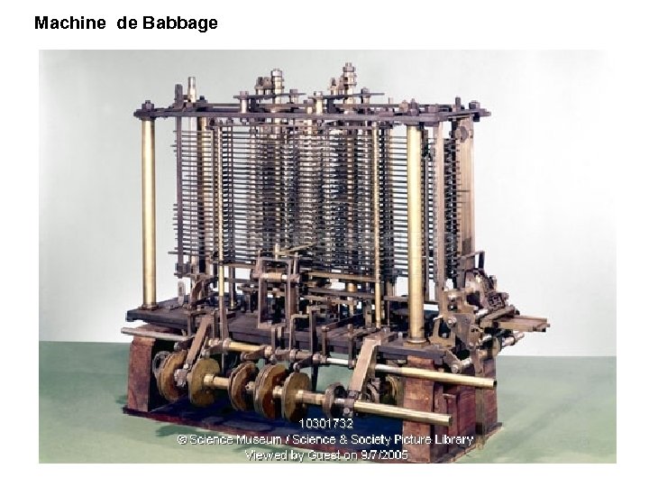 Machine de Babbage 