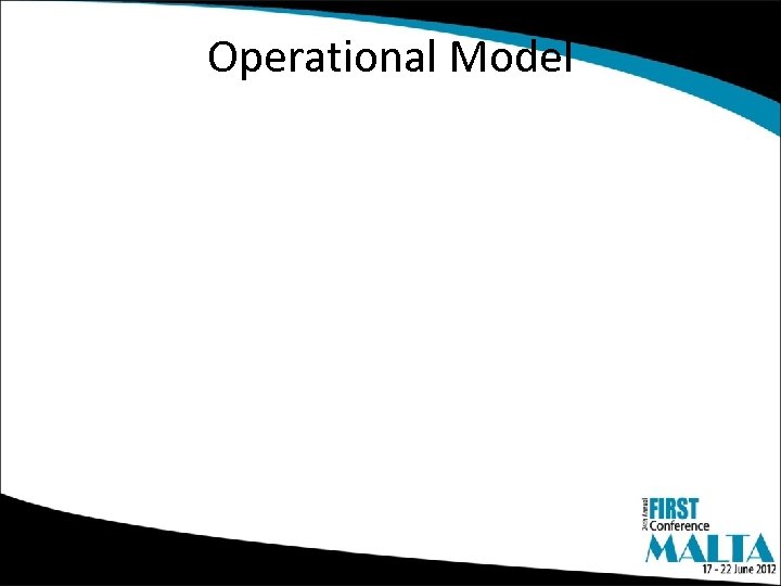 Operational Model 