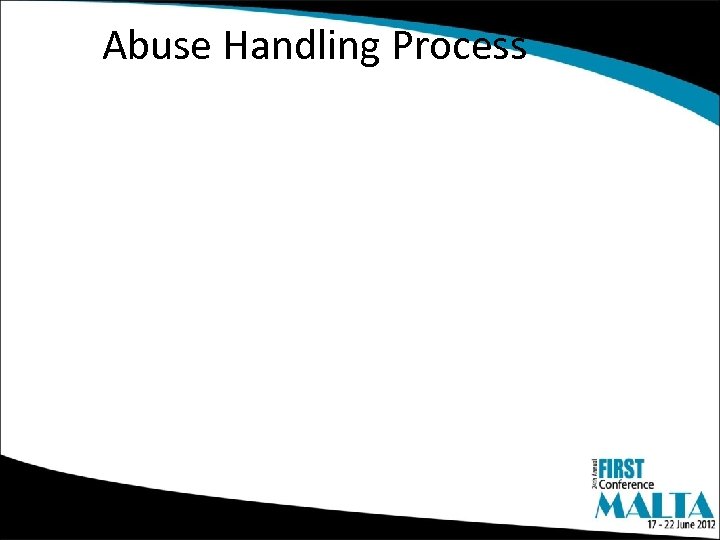 Abuse Handling Process 