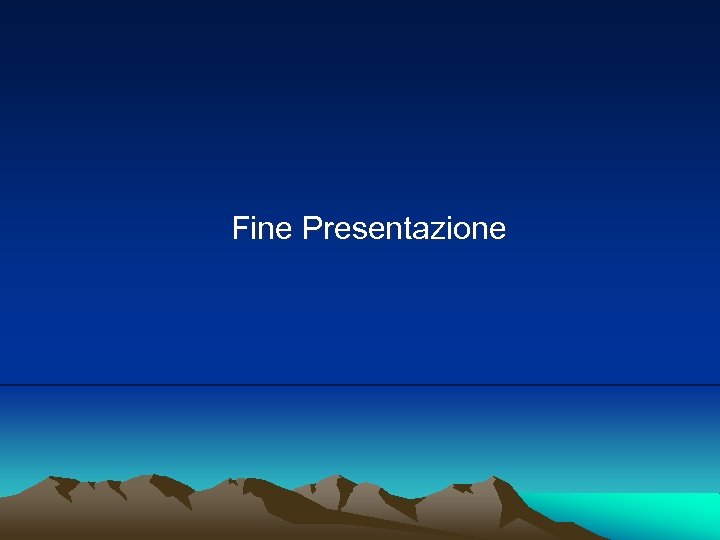 Fine Presentazione 