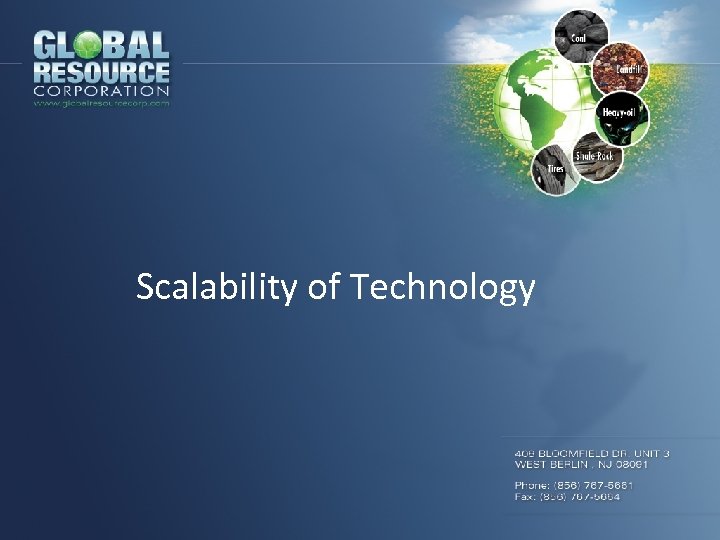 Scalability of Technology 
