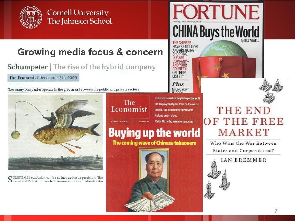 Growing media focus & concern 7 