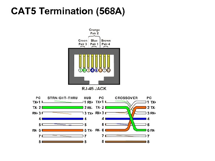 CAT 5 Termination (568 A) 
